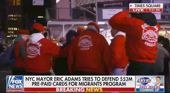 New York Guardian Angels take down alleged migrant shoplifter live on Hannity